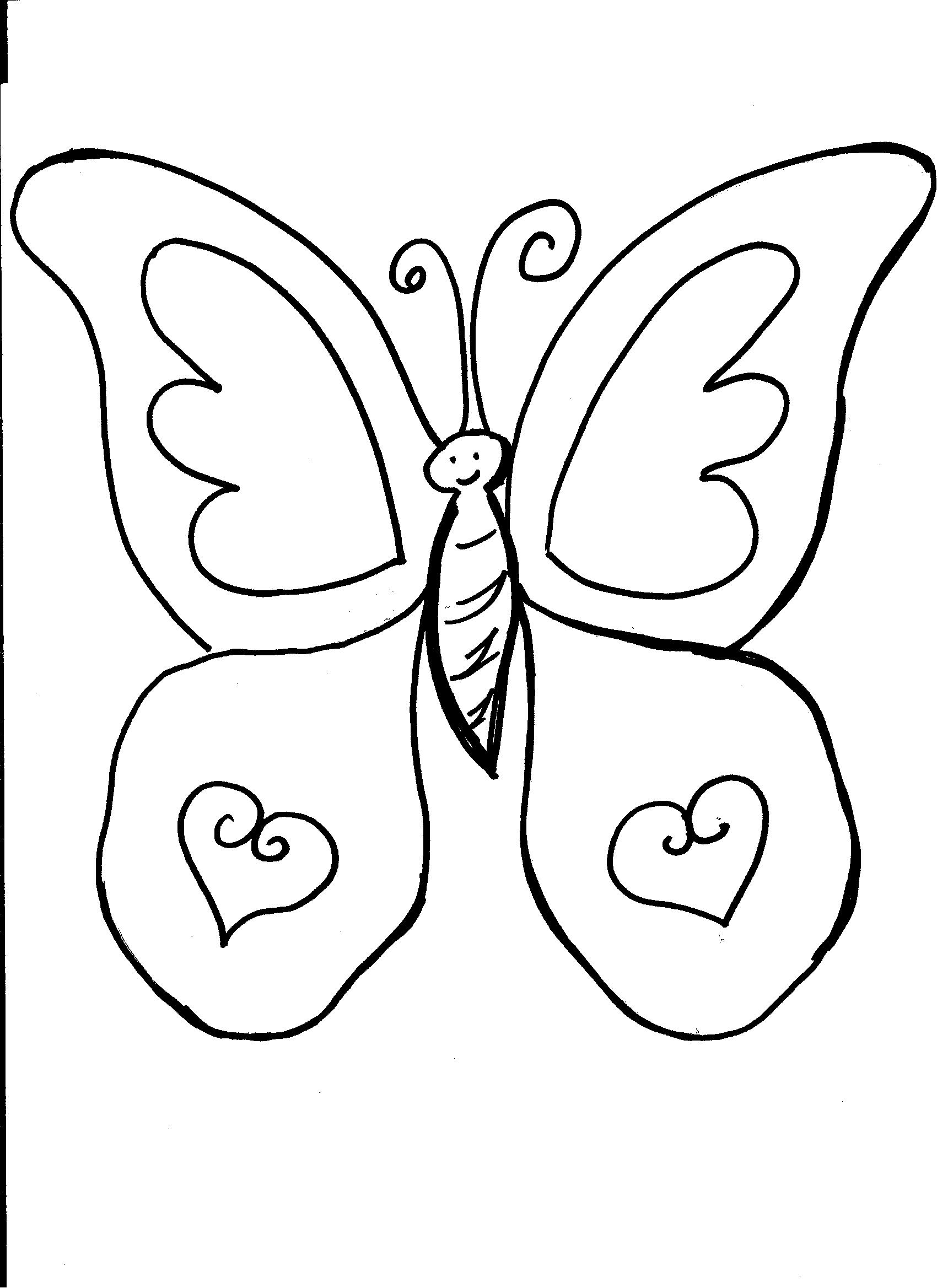 55 Butterflies Coloring Pages Printable 11