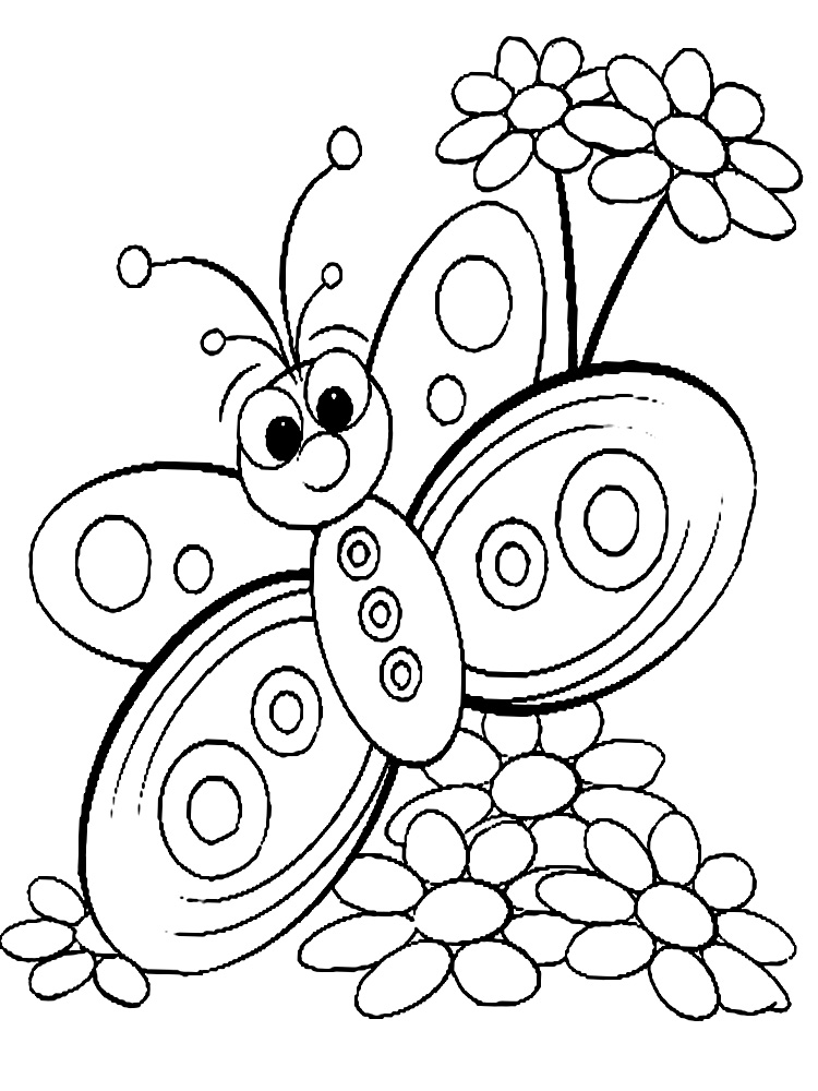 55 Butterflies Coloring Pages Printable 20