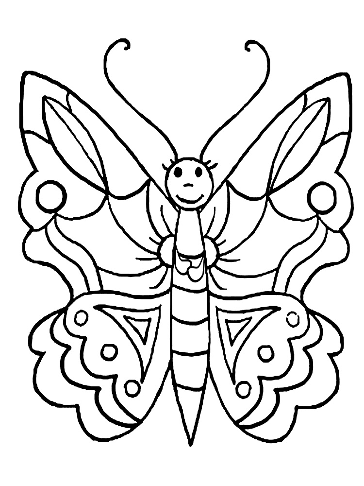 55 Butterflies Coloring Pages Printable 26