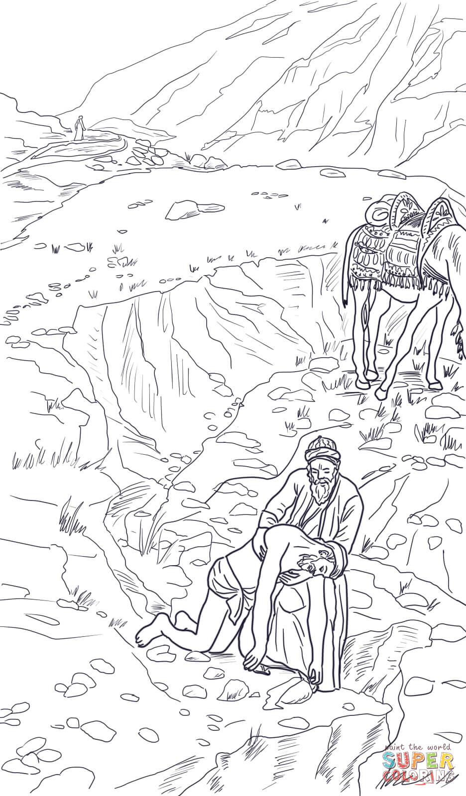 55 The Good Samaritan Coloring Page 20