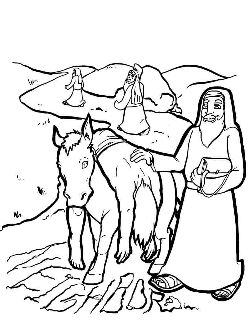 55 The Good Samaritan Coloring Page 23