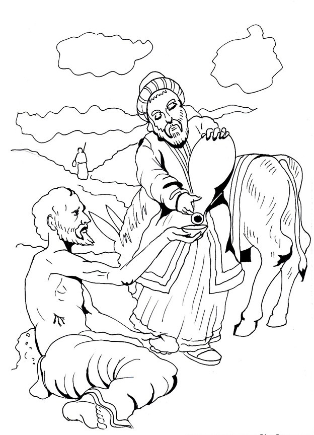 55 The Good Samaritan Coloring Page 26