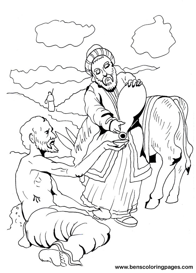 55 The Good Samaritan Coloring Page 32