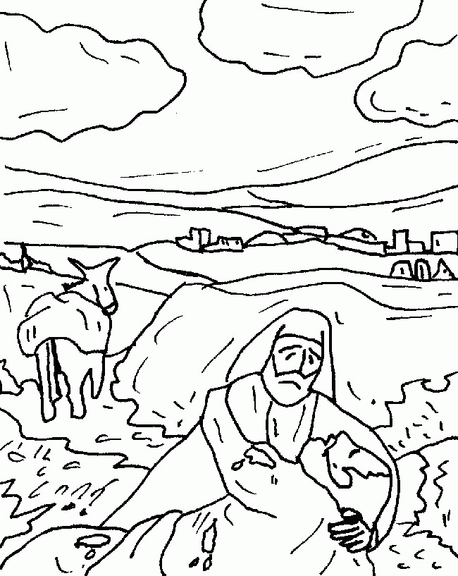 55 The Good Samaritan Coloring Page 36