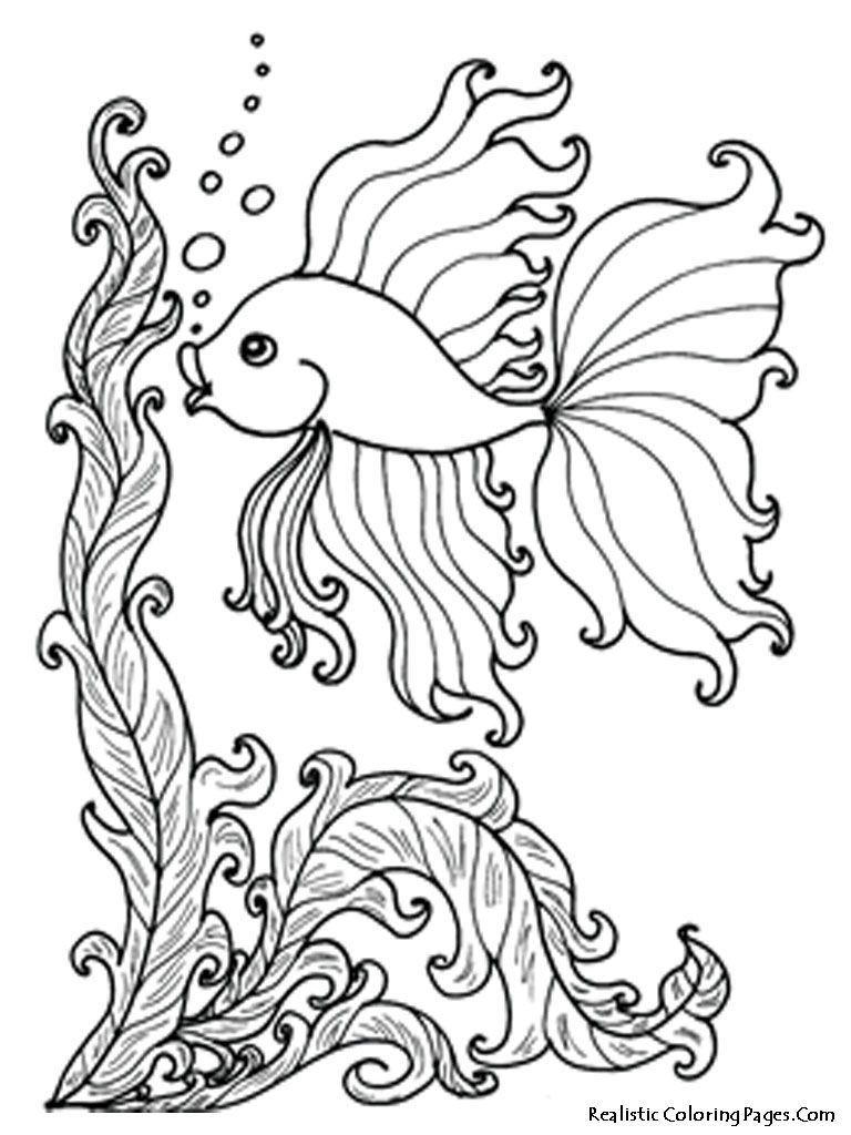 55 Underwater Ocean Coloring Pages For Adults 37