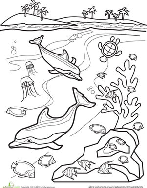 55 Underwater Ocean Coloring Pages For Adults 47