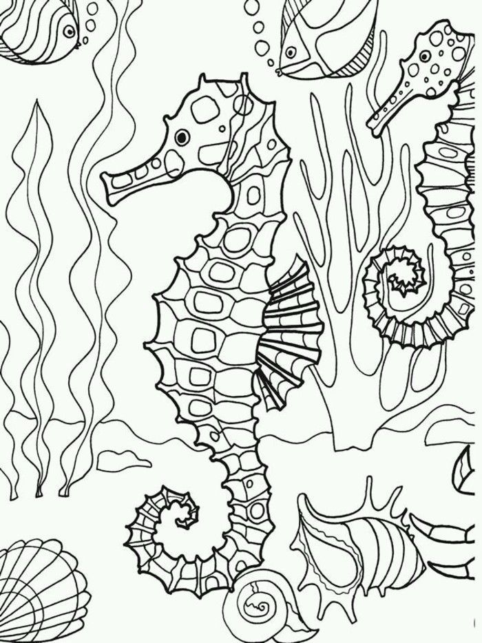 55 Underwater Ocean Coloring Pages For Adults 48