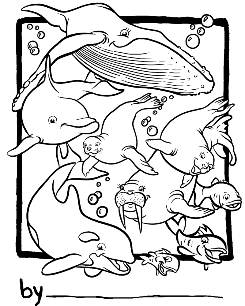 55 Underwater Ocean Coloring Pages For Adults 53