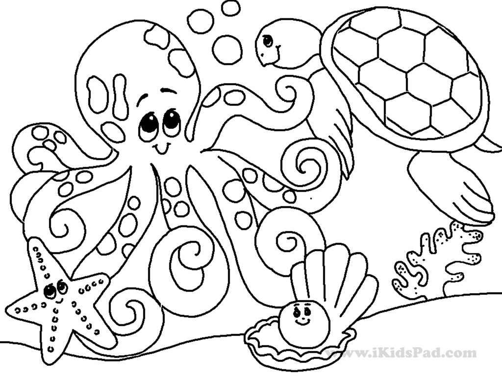 55 Underwater Ocean Coloring Pages For Adults 65