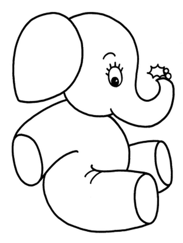 60 Realistic Elephant Coloring Pages 70