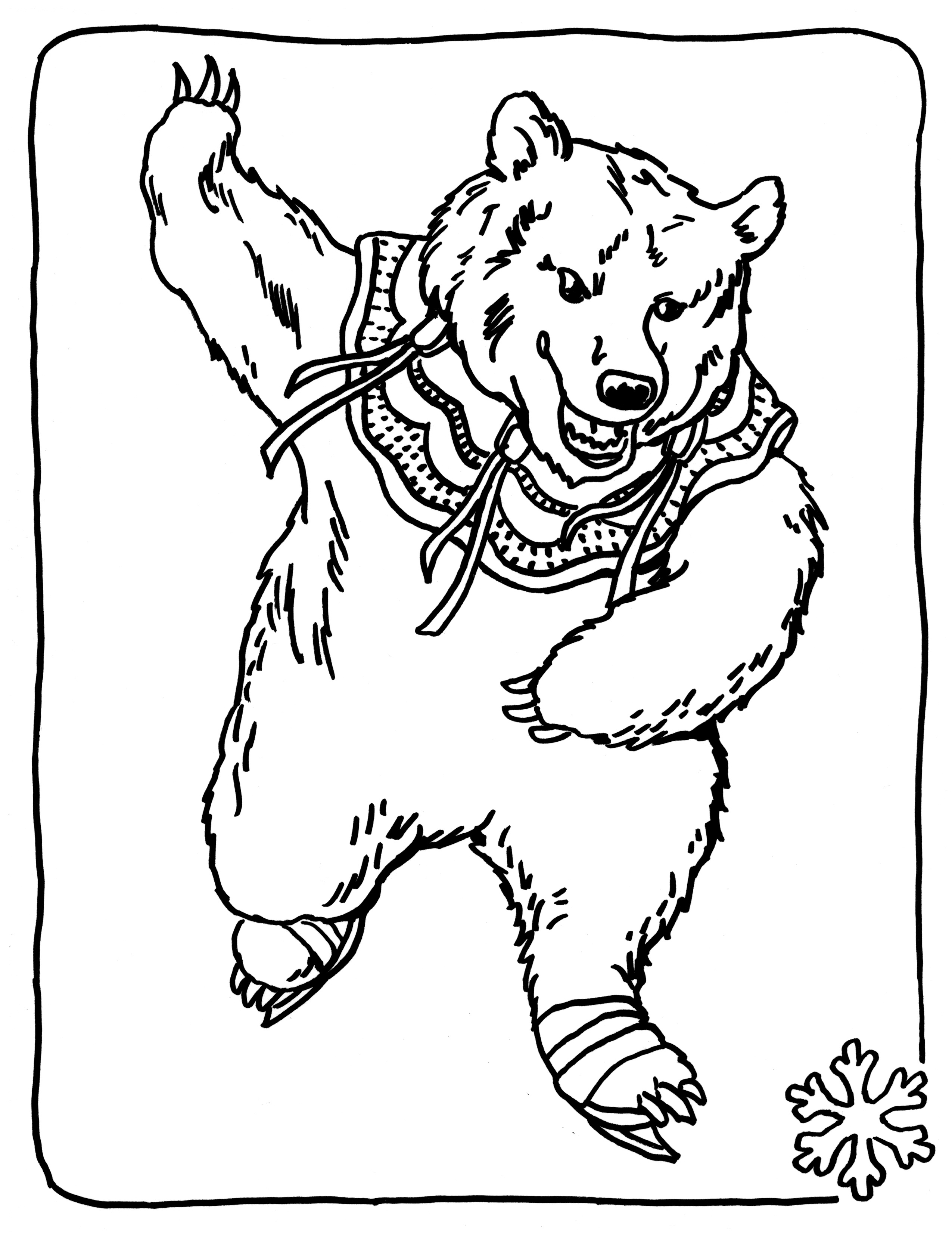 65 Realistic Bear Coloring Pages 20