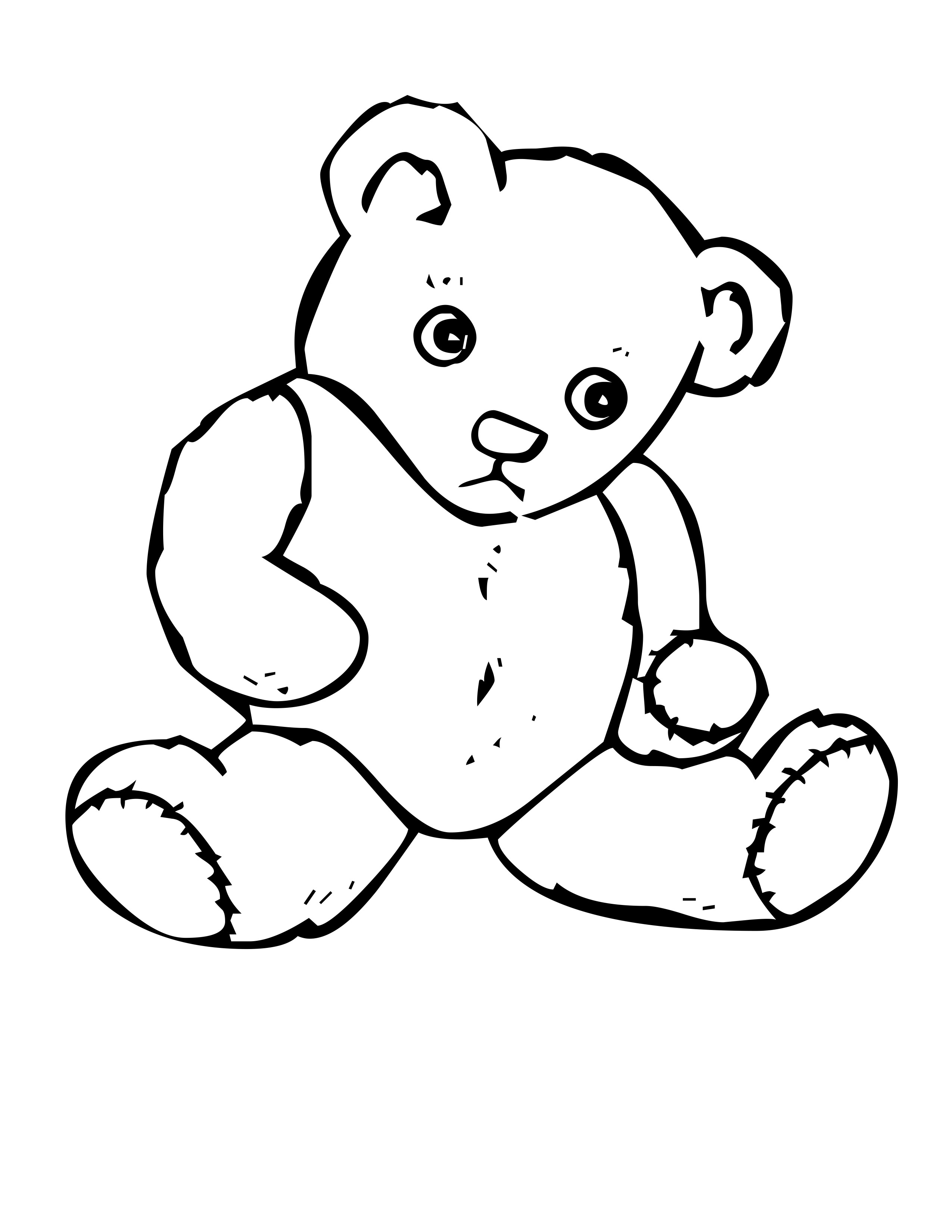 65 Realistic Bear Coloring Pages 21