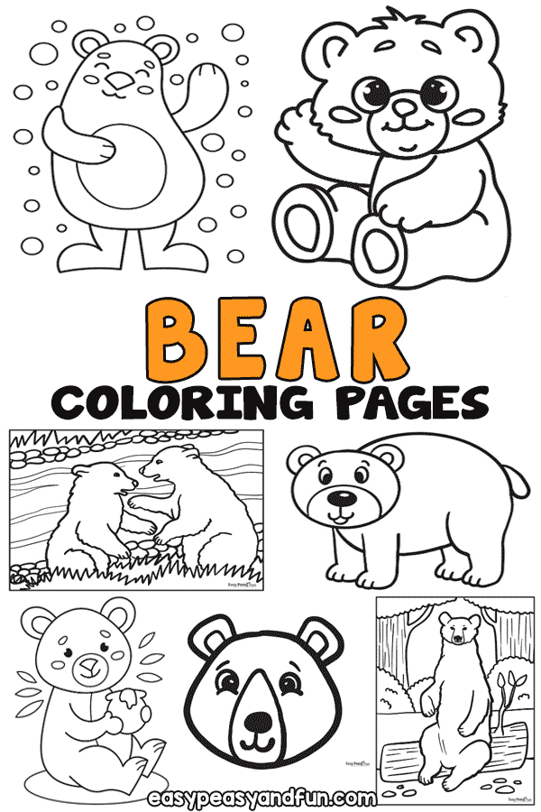 65 Realistic Bear Coloring Pages 39