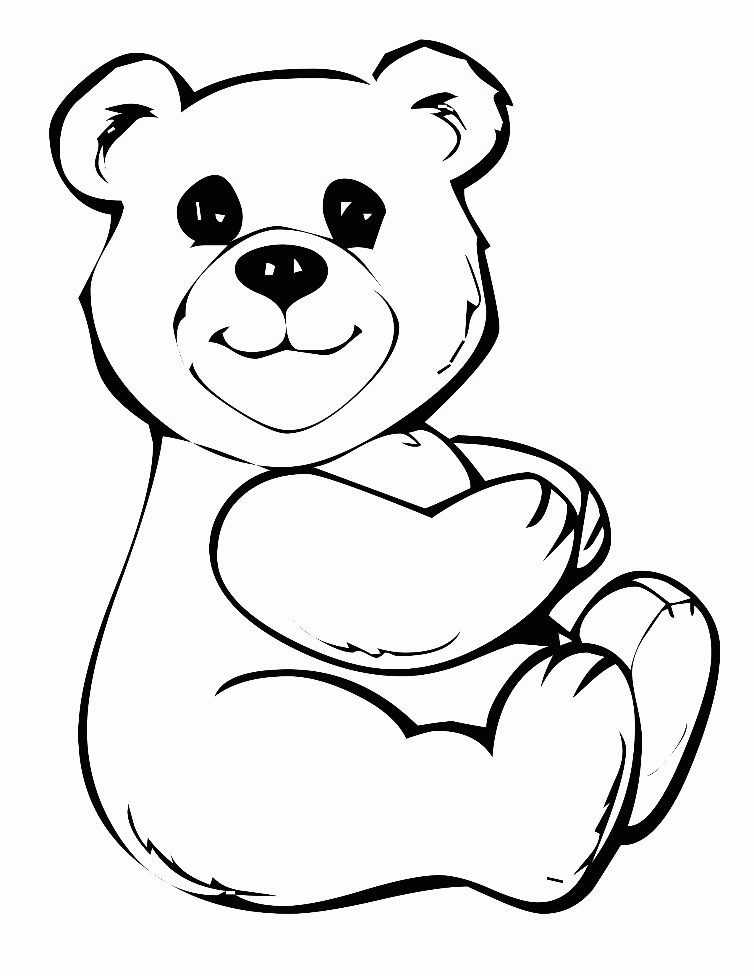 65 Realistic Bear Coloring Pages 42