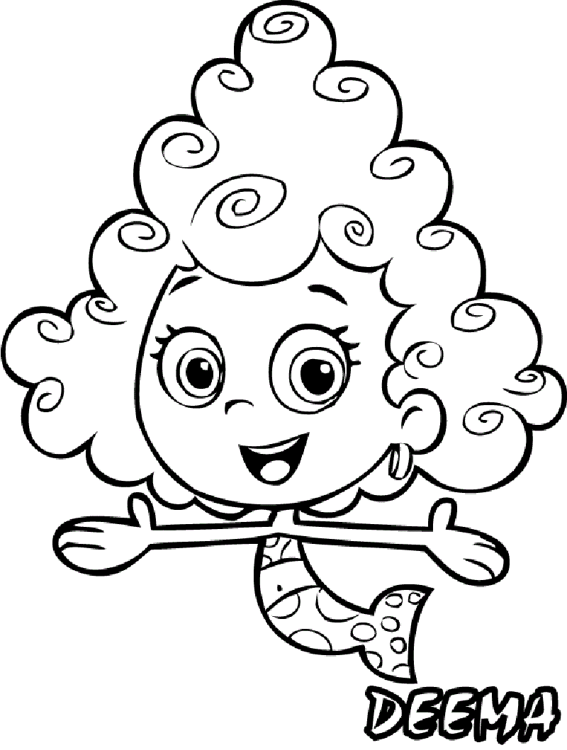 60 Printable Bubble Guppies Coloring Book 24