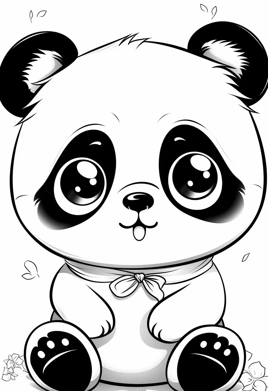 60 Printable Coloring Pages Of Cute Pandas 20