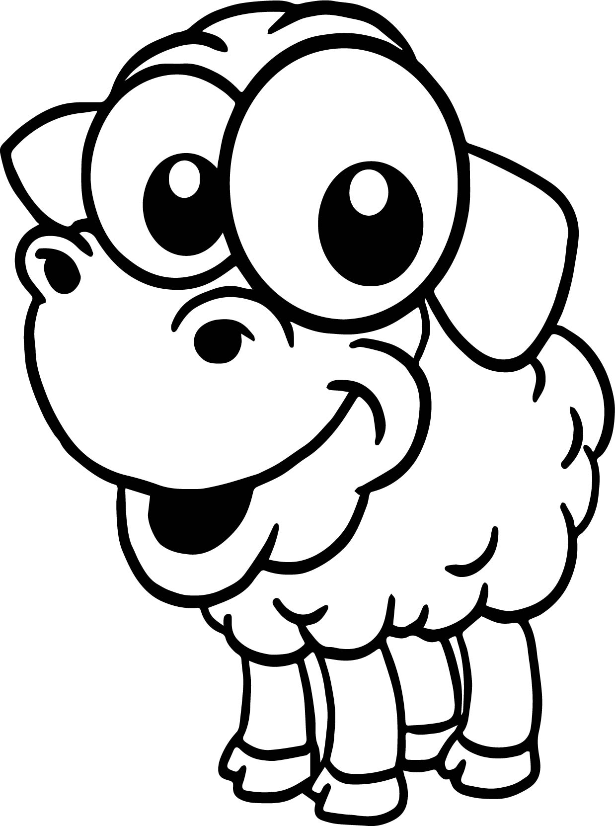 60 Printable Coloring Pages Of Sheep 2