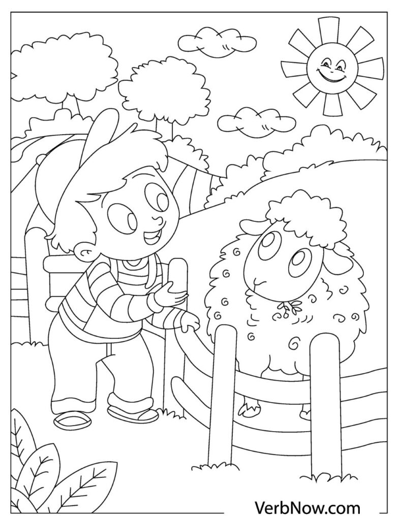 60 Printable Coloring Pages Of Sheep 4