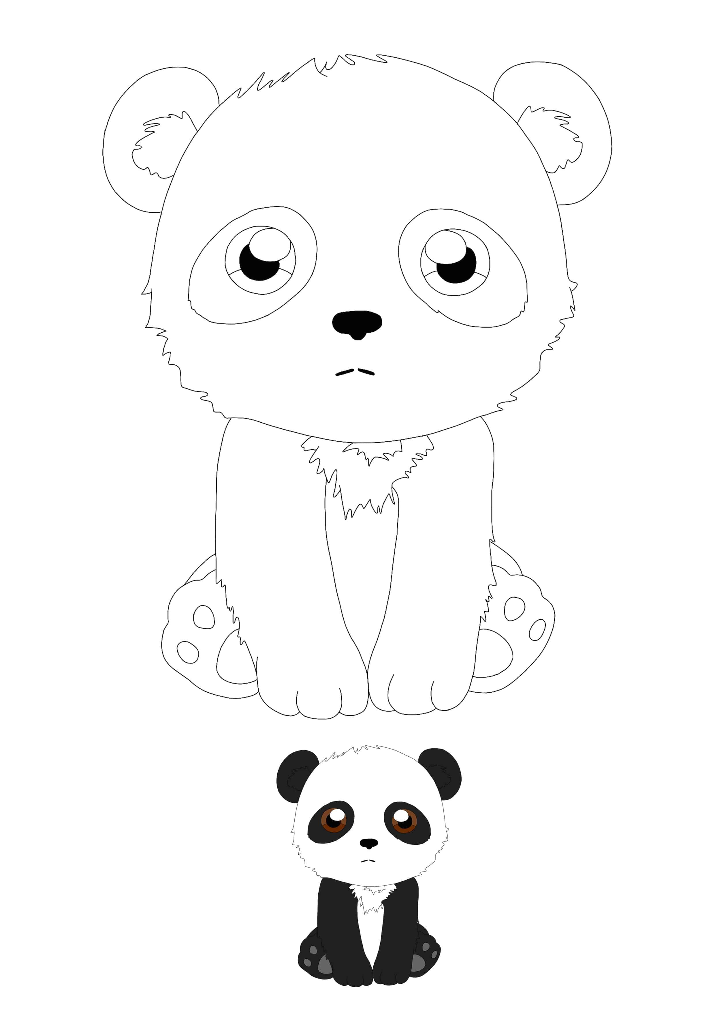 60 Printable Coloring Pages Panda 3