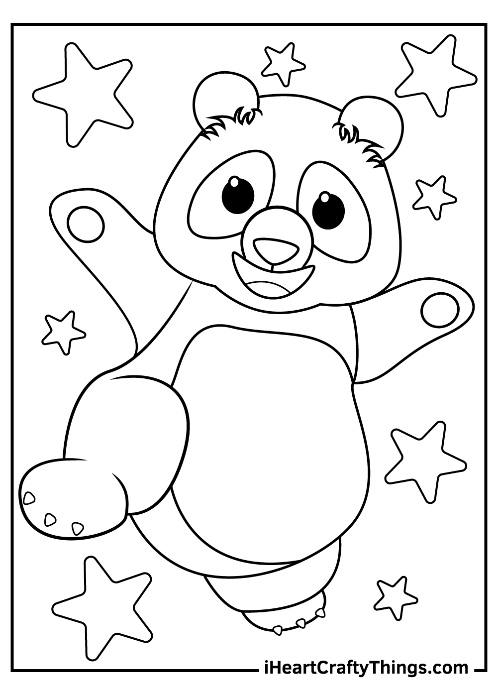 60 Printable Coloring Pages Panda 5