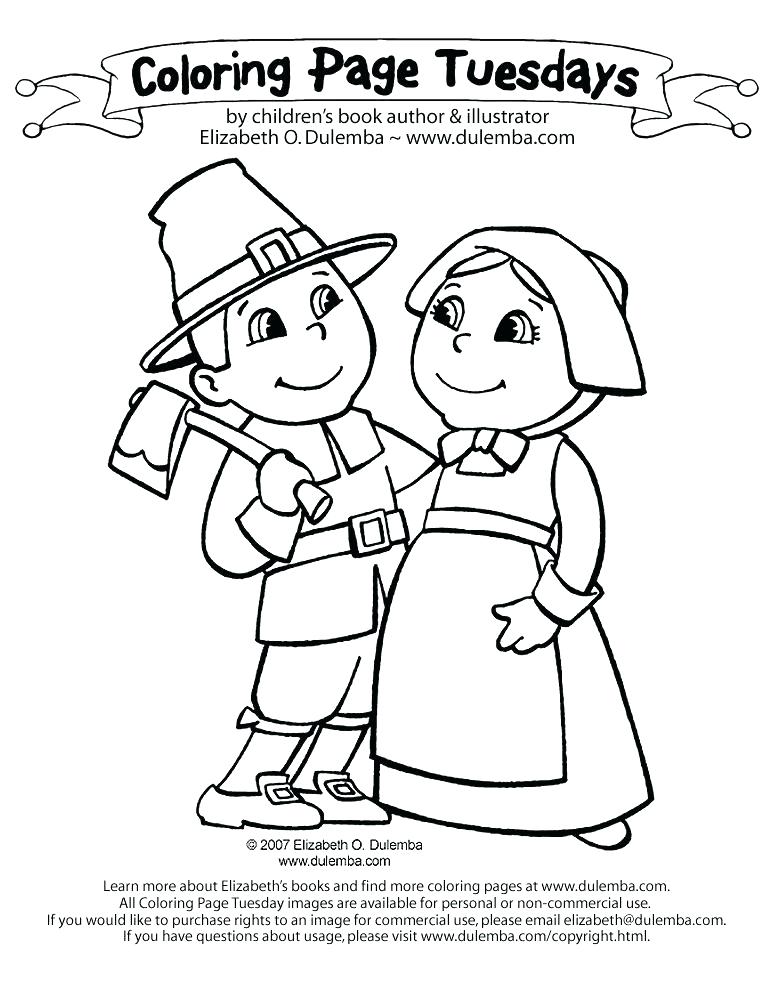 60 Printable Pilgrims Coloring Sheet 60