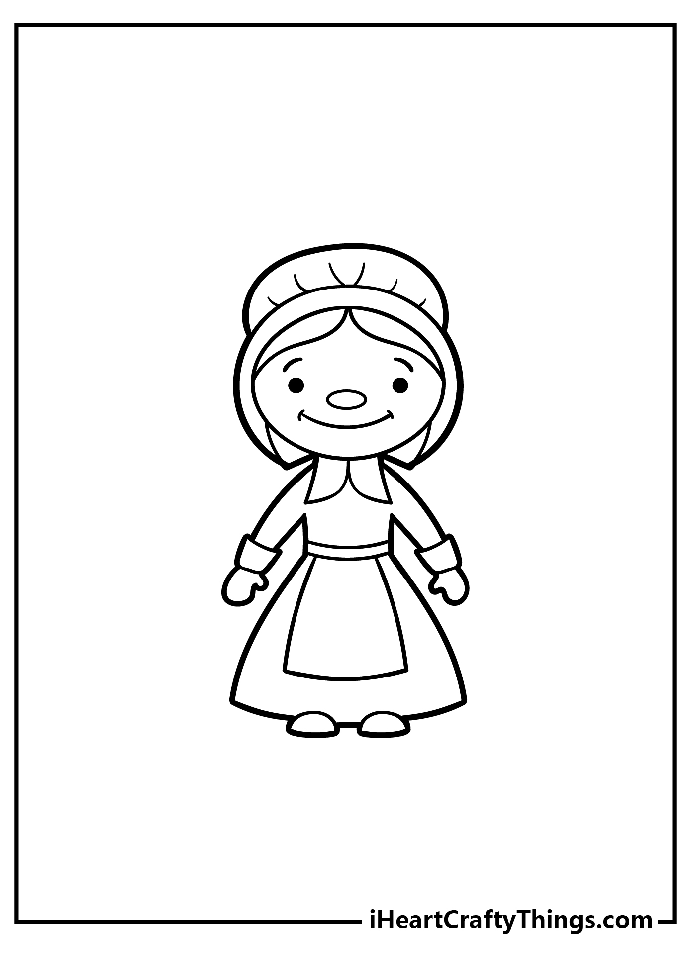 60 Printable Pilgrims Coloring Sheet 62