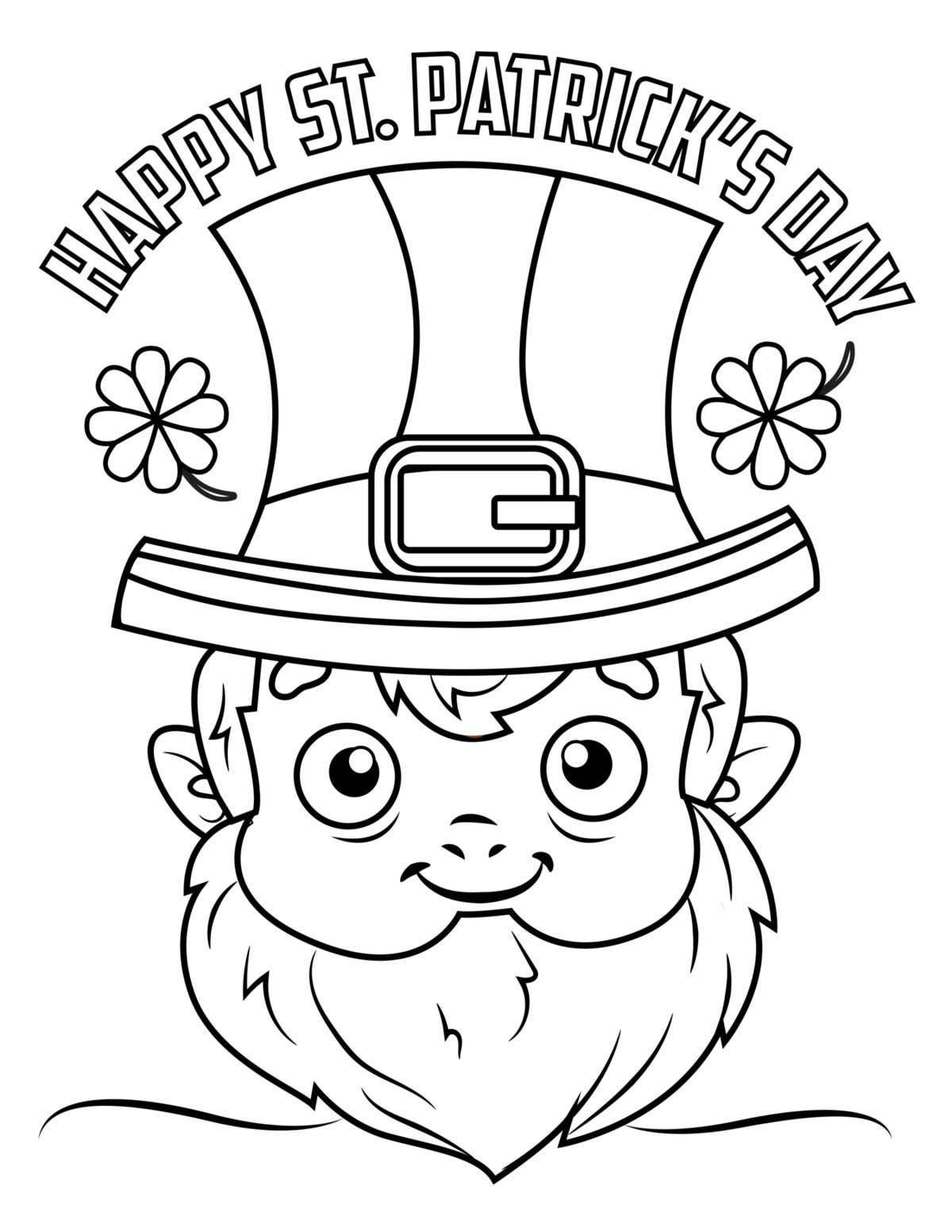 60 Printable St Patrick Coloring 30