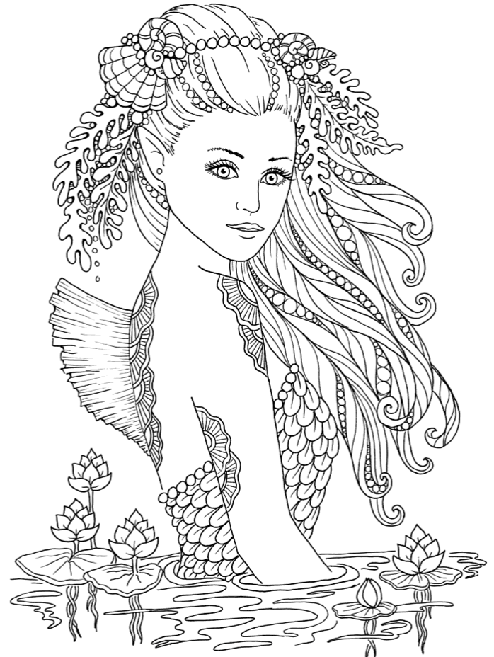 Get 85 Anime Mermaid Coloring Pages Ideas 43