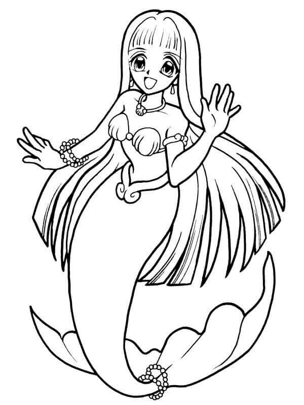 Get 85 Anime Mermaid Coloring Pages Ideas 47