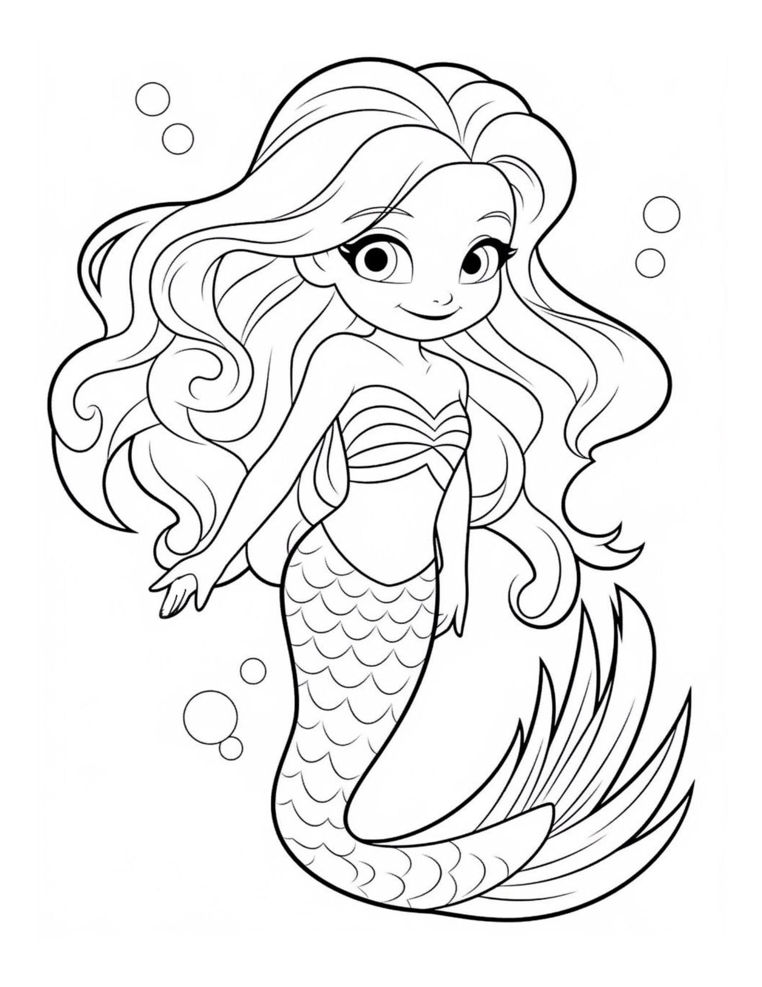 Get 85 Anime Mermaid Coloring Pages Ideas 48