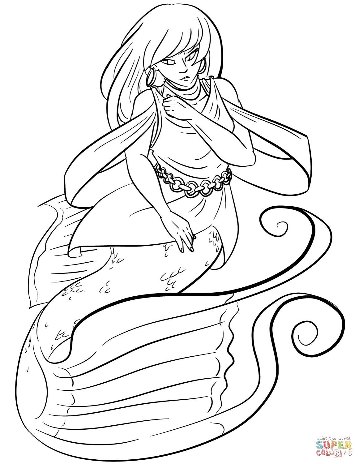 Get 85 Anime Mermaid Coloring Pages Ideas 49