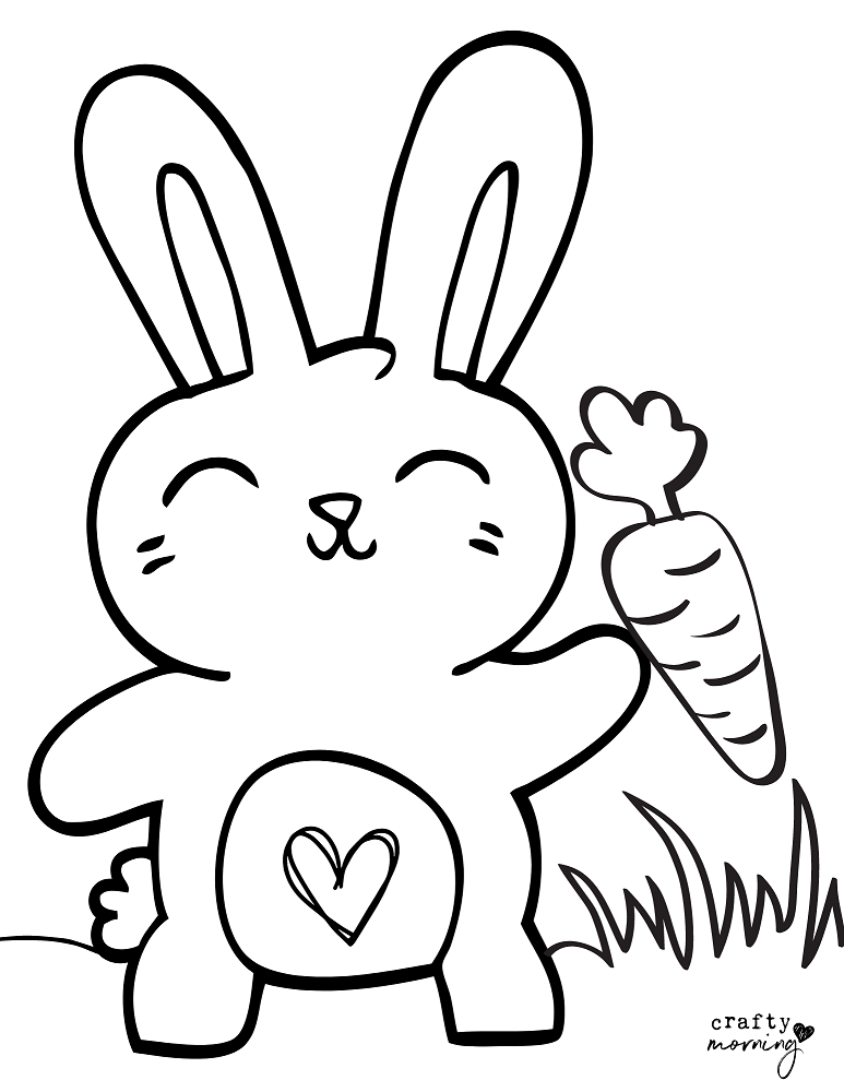 Get 85 Bunny For Coloring Ideas 43