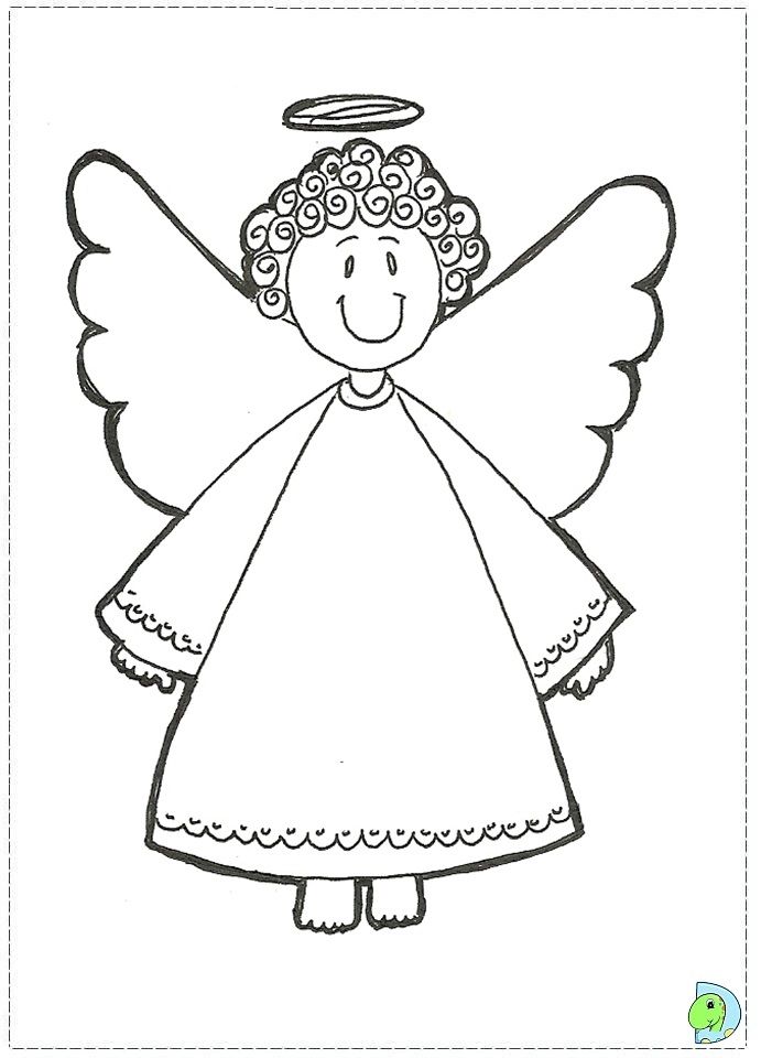 Get 85 Coloring Pages Of Christmas Angels Ideas 51