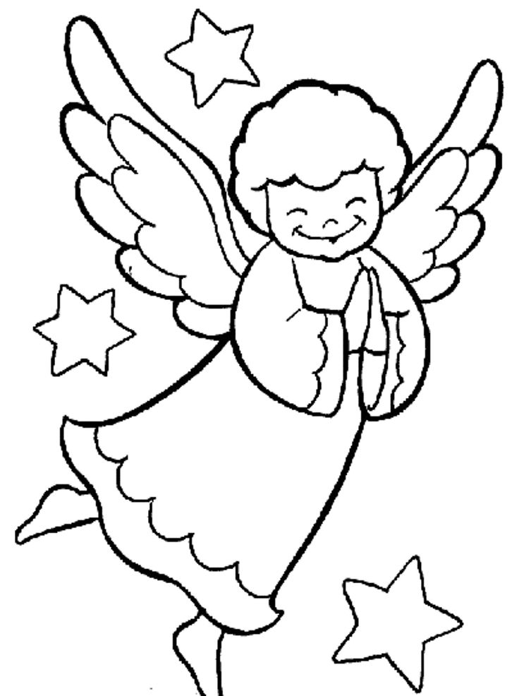 Get 85 Coloring Pages Of Christmas Angels Ideas 54